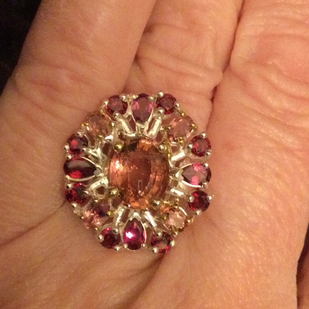 ⭐️RARE⭐️Genuine Pink Tourmaline Ring - Picture 10 of 12